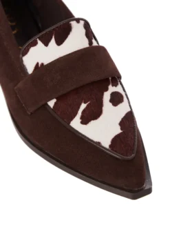 Cauti Mocasini din Piele Naturala Deosebiti? Descopera Online Colectia MANAGATA, Mocasini Top3 Mao Piele Naturală Întoarsă Imprimeu, Livrare Rapida