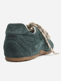 Cauti Sneakers din Piele Naturala Deosebiti? Descopera Online Colectia MANAGATA, Sneakers Bronx Verde Piele Naturală Întoarsă Myr-aa, Livrare Rapida