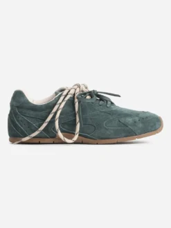 Cauti Sneakers din Piele Naturala Deosebiti? Descopera Online Colectia MANAGATA, Sneakers Bronx Verde Piele Naturală Întoarsă Myr-aa, Livrare Rapida