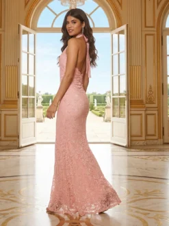Cauti o Rochie de Seara? Descopera Rochiile Mangata si ultima colectie 2020. ROCHIE Lunga Eleganta Dantela Roz ROCHII de Ocazie MANGATA