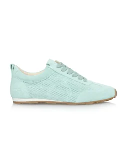 Cumpără sneakers Top3 Spain din piele întoarsă turquoise. Design spaniol autentic, talpă platformă și confort premium. Adaugă o pată de culoare ținutei