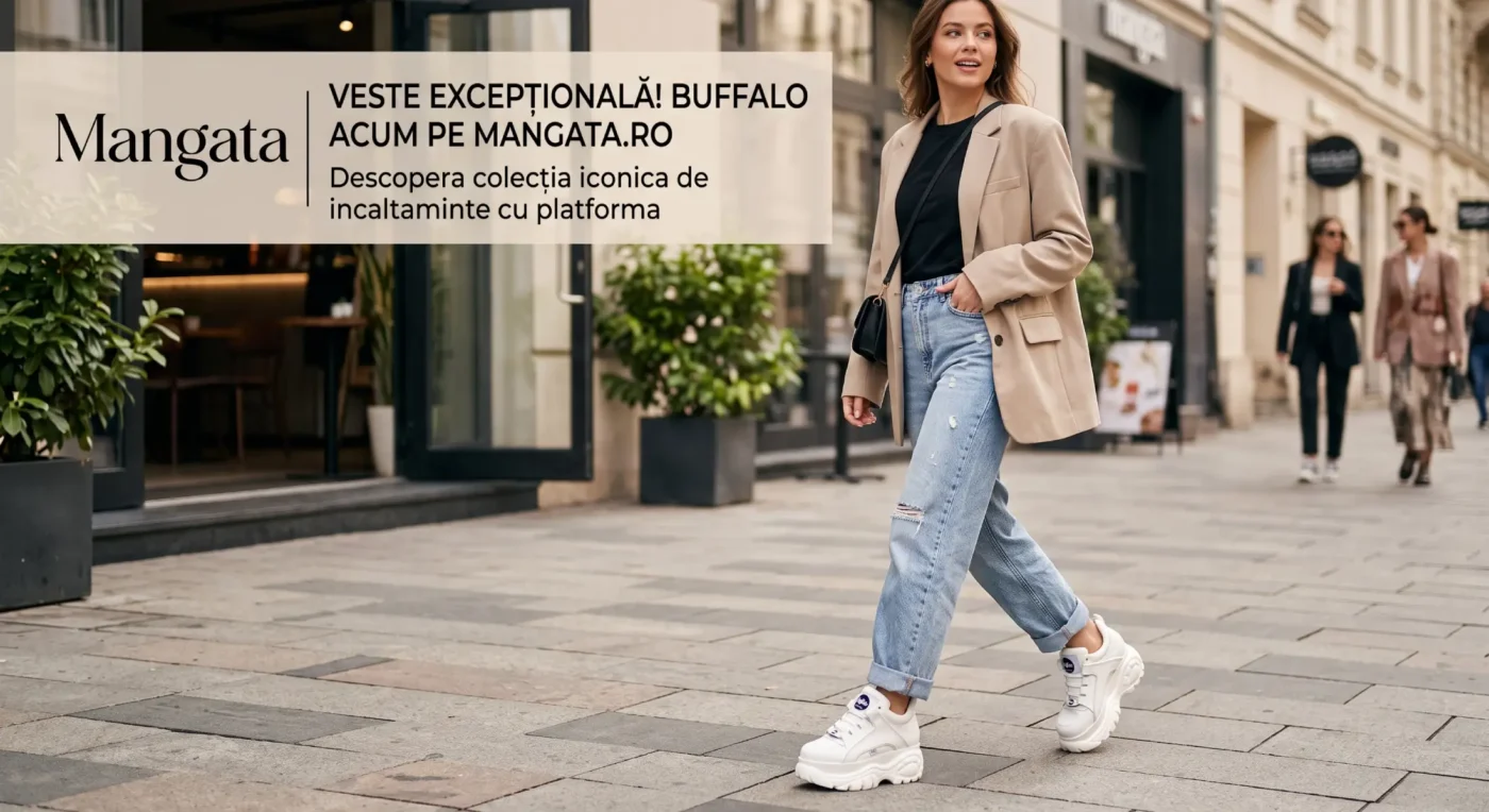 Brandul Buffalo a ajuns la Mangata! Descoperă noua colecție de sneakers și încălțăminte cu platformă. Alege un stil curajos. Cumpără Online!